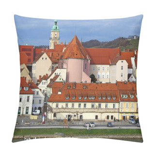 Personality  Old Vine House Building In Maribor City, Slovenia Pillow Covers