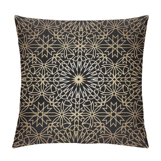 Personality  Ornamental Morocco Seamless Pattern. Orient Traditional Ornament. Oriental Motif. Gradient RGB Pillow Covers