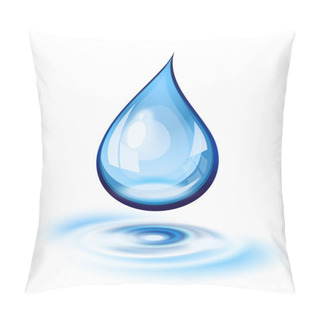 Personality  Water Drop Icon Pillow Covers
