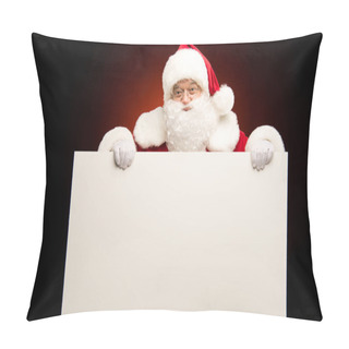 Personality  Santa Claus Showing Christmas Template  Pillow Covers