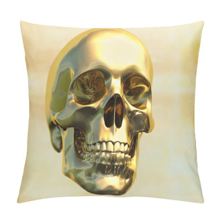 Personality  Human Skull Art Image Pillow Covers