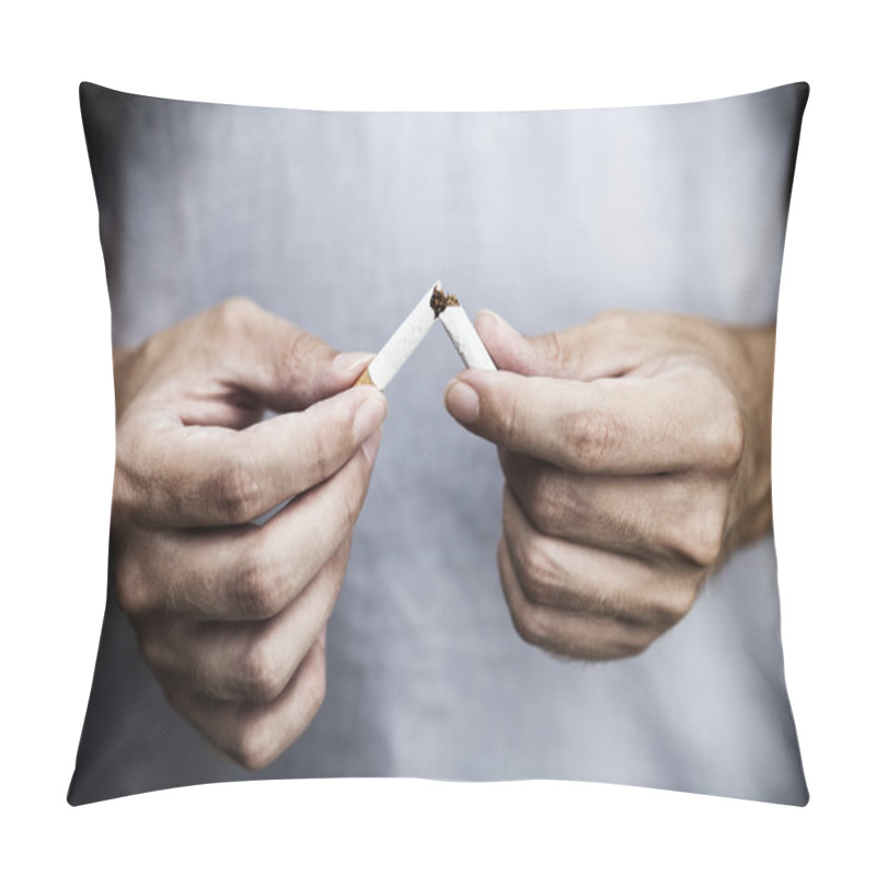 Personality  Quit Smoking Today! Pillow Covers