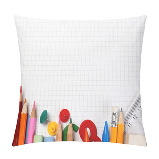 Personality  Notebook And Supplies Pillow Covers
