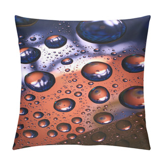 Personality  Water Drops On Plastic Surface Pillow Covers