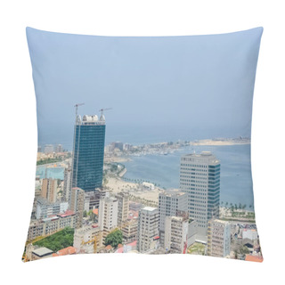 Personality  Aerial View Of Downtown Luanda, Bay And Port Of Luanda, Marginal And Central Buildings, In Angola Pillow Covers
