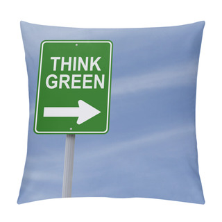 Personality  Think Green Pillow Covers