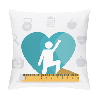 Personality  Healthy Lifestyle Design. Pillow Covers