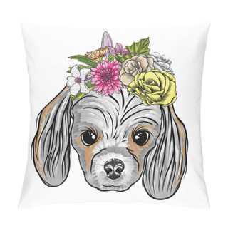 Personality  Cocker Spanie Puppy Illustration Pillow Covers