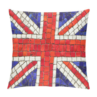 Personality  United Kingdom Flag In Mosaic Pillow Covers