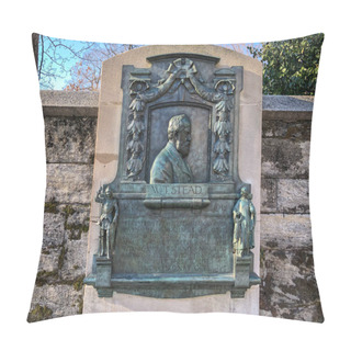 Personality  William T. Stead Memorial Pillow Covers