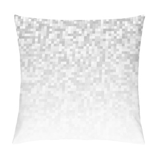 Personality  Abstract Vector Gray Pixelated Background Pillow Covers