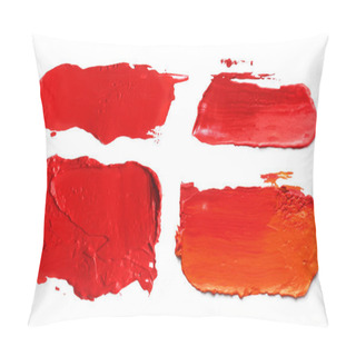 Personality  Abstract Acrylic Color Brush Strokes Blots. Pillow Covers