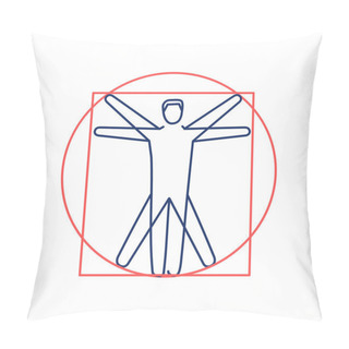 Personality  Proportion Of Human Body Pillow Covers