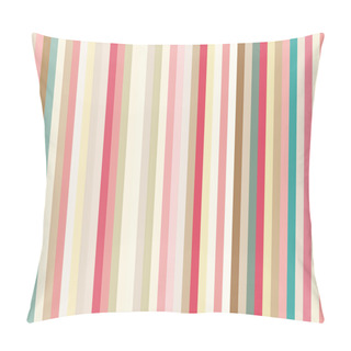 Personality  Vector Background With Wide Vertical Stripes Pillow Covers