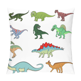 Personality  Set Of Ten Different Dinsaurs Pillow Covers