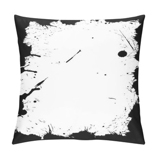 Personality  Abstract Background With Ink Blot Frame Pillow Covers
