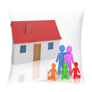 Personality  Happy Family Pillow Covers