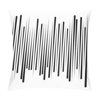Personality  Random, Dynamic Lines Pattern. Vertical, Straight Parallel Lines Pillow Covers
