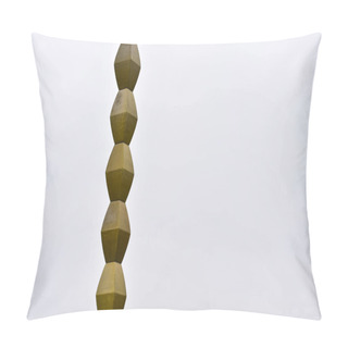 Personality  The Endless Column Sculpture In Autumn Pillow Covers