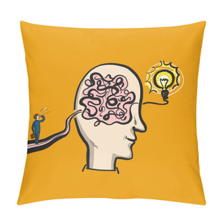 Personality  Path To Solution Or Success  Pillow Covers