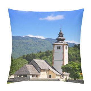 Personality  Church Of St. John The Baptist Near Bohinj Lake, Slovenia Pillow Covers