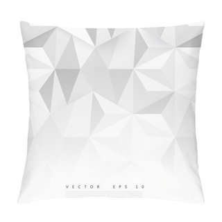 Personality  Vector Background Abstract Polygon Triangles.  Pillow Covers