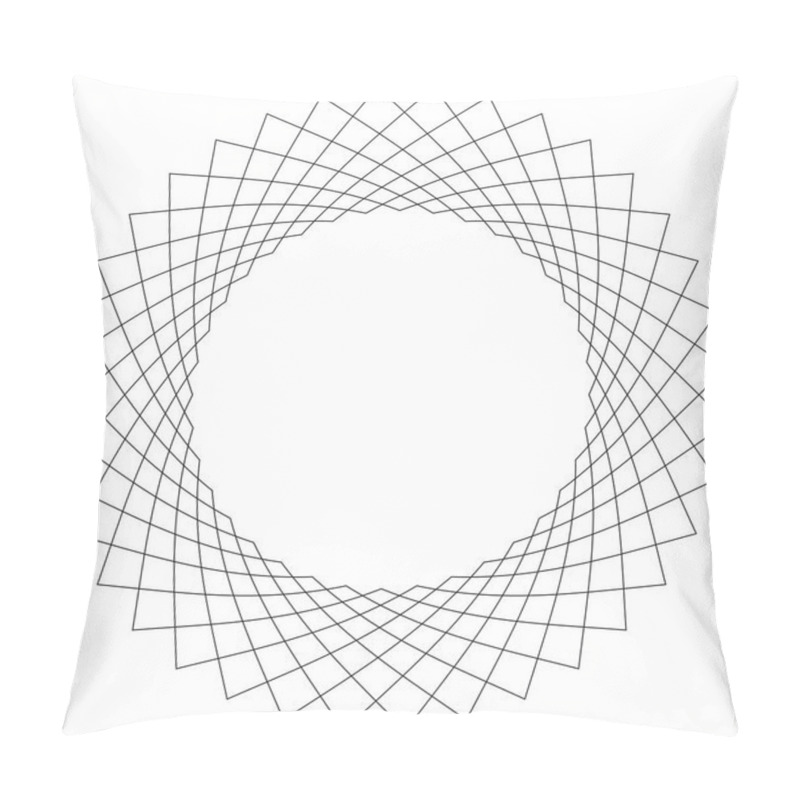 Personality  Geometric circular pattern pillow covers