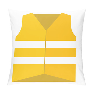Personality  Protective Vest Vector Illustration. Pillow Covers