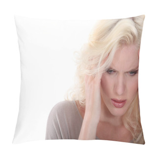 Personality  Pretty Woman Questioning Herself Pillow Covers