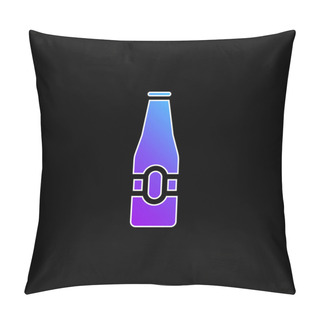 Personality  Beer Blue Gradient Vector Icon Pillow Covers
