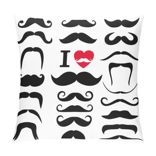 Personality  Moustaches Set. Pillow Covers