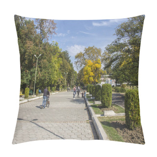 Personality  City Park In Sandanski, Bulgaria Pillow Covers
