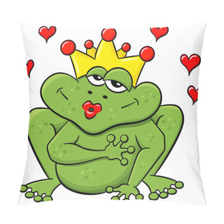 Personality  Frog Prince Waiting To Be Kissed Pillow Covers