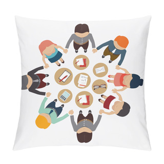 Personality  Human Resources Design. Pillow Covers