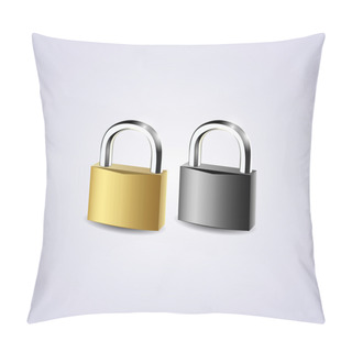 Personality  Locks. Vector Illustration. Vector Illustration  Pillow Covers