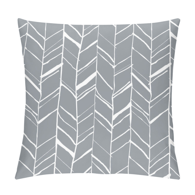 Personality  Hand drawn herringbone pattern pillow covers