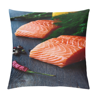 Personality  Salmon Pillow Covers