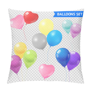 Personality  Air Balloons Set Pillow Covers