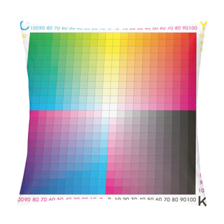 Personality  Cmyk Color Pillow Covers