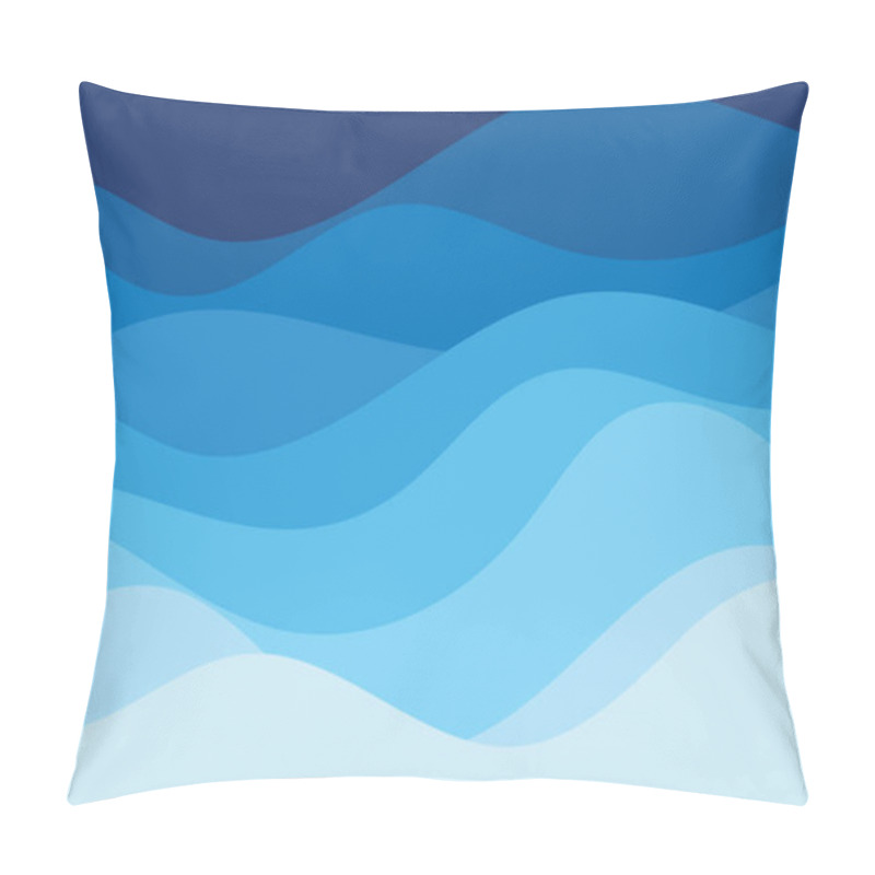 Personality  Abstract Water wave vector illustration design background pillow covers
