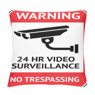 Personality  Video Surveillance, Cctv Label Pillow Covers