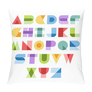 Personality  Colorful Font Pillow Covers