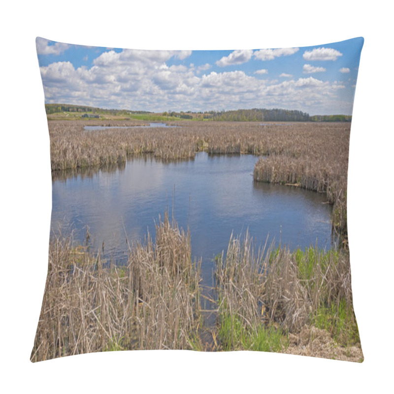 Personality  Marshland In The Farmland Pillow Covers
