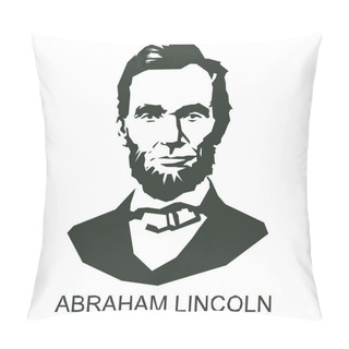 Personality  Silhouette Abraham Lincoln Pillow Covers