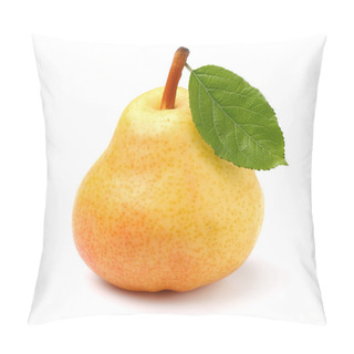 Personality  Ripe Pear With Leaf Pillow Covers