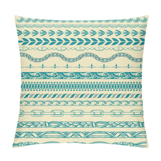 Personality  Retro Lines Set. Pillow Covers