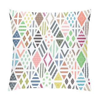 Personality  Rhombuses Seamless Pattern Pillow Covers