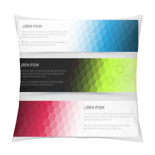 Personality  Simple Colorful Horizontal Banners Pillow Covers