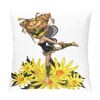 Personality  Bee Fairy 2 Pillow Covers