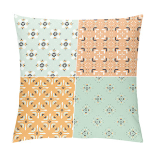 Personality  Set Of  Geometrical Patterns Pillow Covers